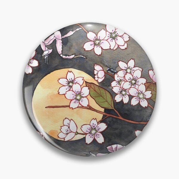 Item preview, Praying Mantis and Cherry Blossoms designed and sold by MarkADArt.