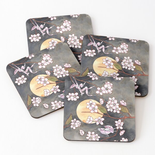 Item preview, Praying Mantis and Cherry Blossoms designed and sold by MarkADArt.