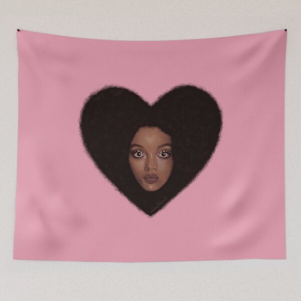 Artikelvorschau, Whitney Heart Afro entworfen und verkauft von nancyvheart / thelamehuman.