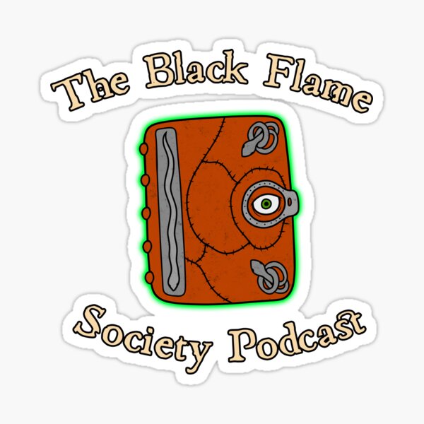 Boooook! The Black Flame Society Book Design! Sticker