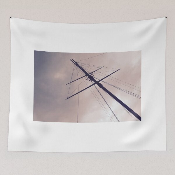 Item preview, Ship Mast in the Sunset designed and sold by itsechomusic.