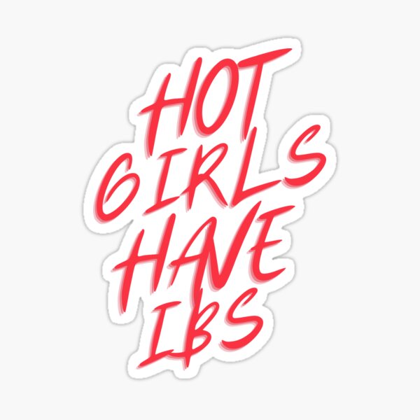 Hot Girls Have Ibs Sticker For Sale By Haraldhodenhans Redbubble 2522