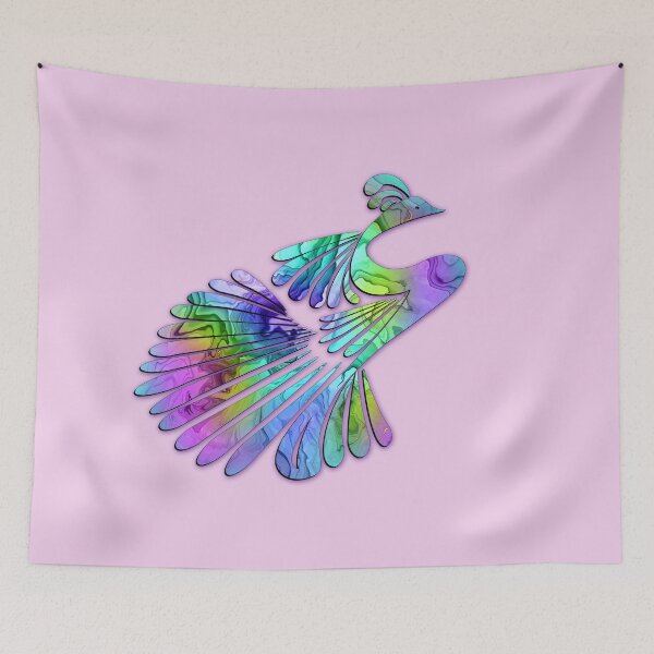 Item preview, Proud as a Peacock - Rainbow Colors designed and sold by LaRoach Digital Arts.