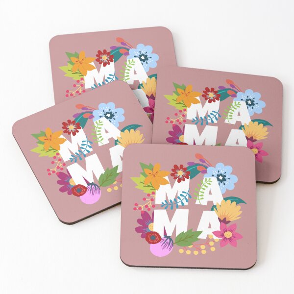 Item preview, Mama Floral Layers Pattern designed and sold by VBeesTees.