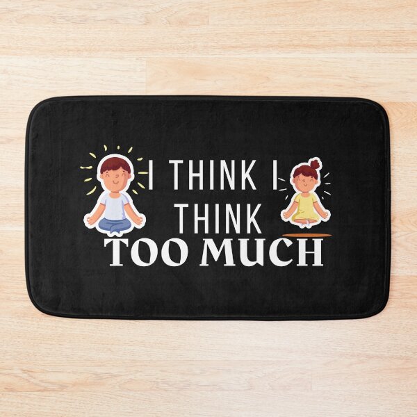 Item preview, Two Cute Baby Cartoons I Think I Think Too Much designed and sold by universegrace.