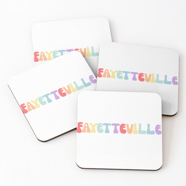 Item preview, Fayetteville in Pastel Rainbow designed and sold by Pink Ribbon.