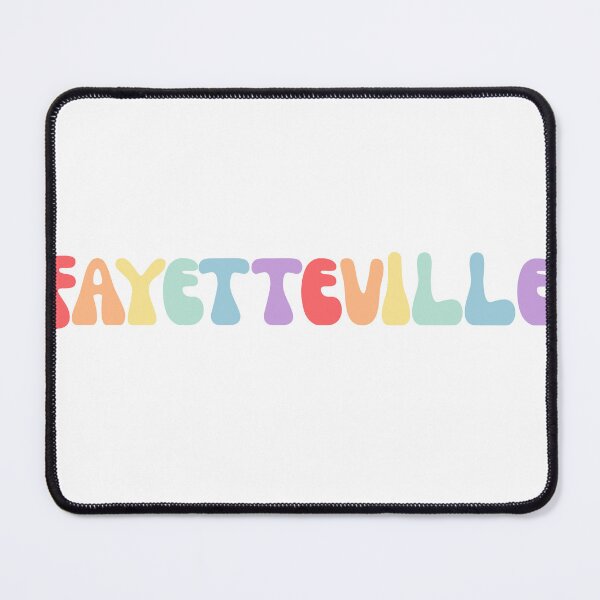 Item preview, Fayetteville in Pastel Rainbow designed and sold by Pink Ribbon.