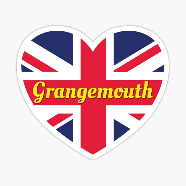 "Grangemouth Scotland UK Heart Grangemouth" Sticker for Sale by