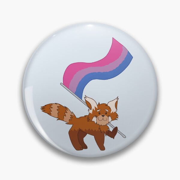 Item preview, Red Panda Bisexual Pride designed and sold by Quirkball.