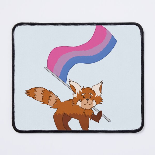 Item preview, Red Panda Bisexual Pride designed and sold by Quirkball.