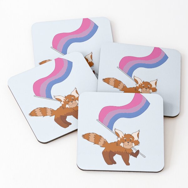 Item preview, Red Panda Bisexual Pride designed and sold by Quirkball.