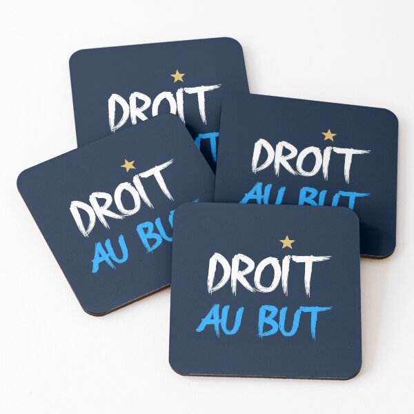 Item preview, Droit au But White Blue designed and sold by VRedBaller.