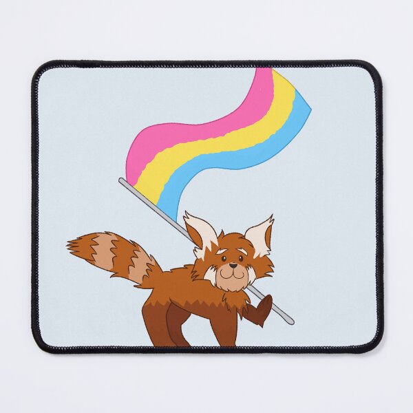 Item preview, Red Panda Pansexual Pride designed and sold by Quirkball.