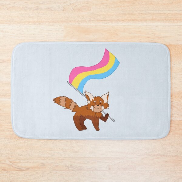 Item preview, Red Panda Pansexual Pride designed and sold by Quirkball.
