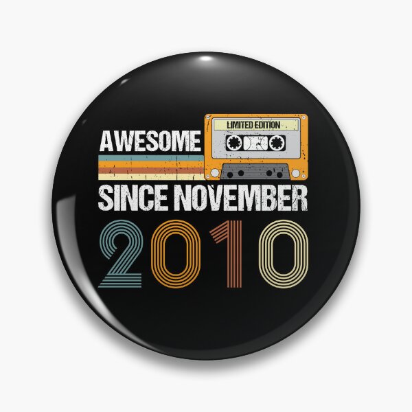 Item preview, Awesome Since November 2010 | 12th Birthday Gifts | 12 Years Old Gifts designed and sold by AMINE  ★★★★★.