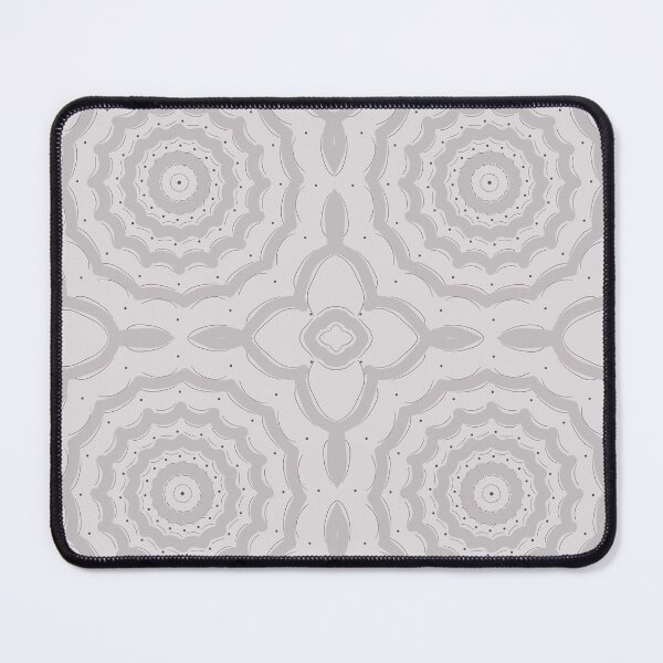 Item preview, Light Grey Scale Morocan Tile Seamless Pattern  designed and sold by Designs By YL.