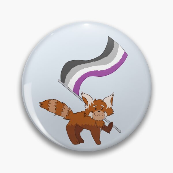 Item preview, Red Panda Asexual Pride designed and sold by Quirkball.
