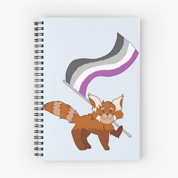Item preview, Red Panda Asexual Pride designed and sold by Quirkball.