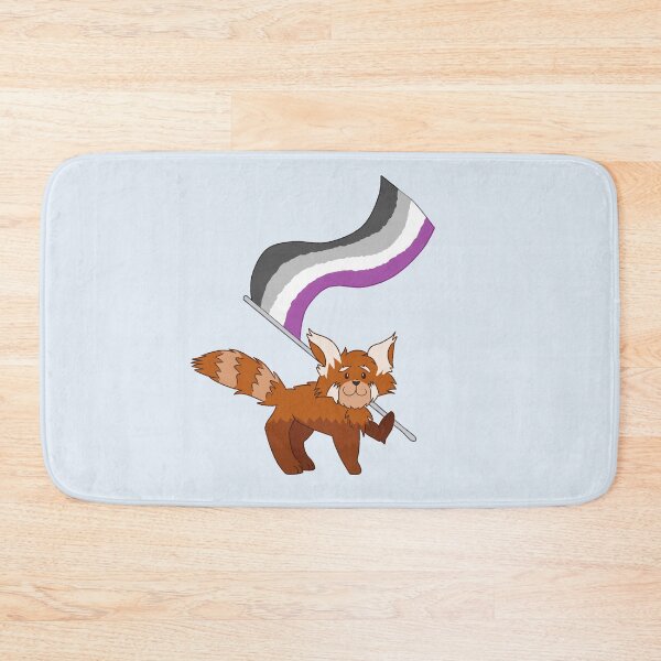 Item preview, Red Panda Asexual Pride designed and sold by Quirkball.
