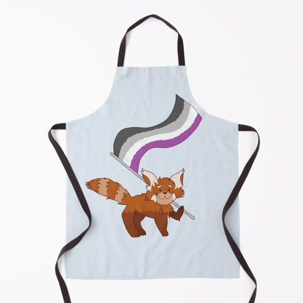 Item preview, Red Panda Asexual Pride designed and sold by Quirkball.