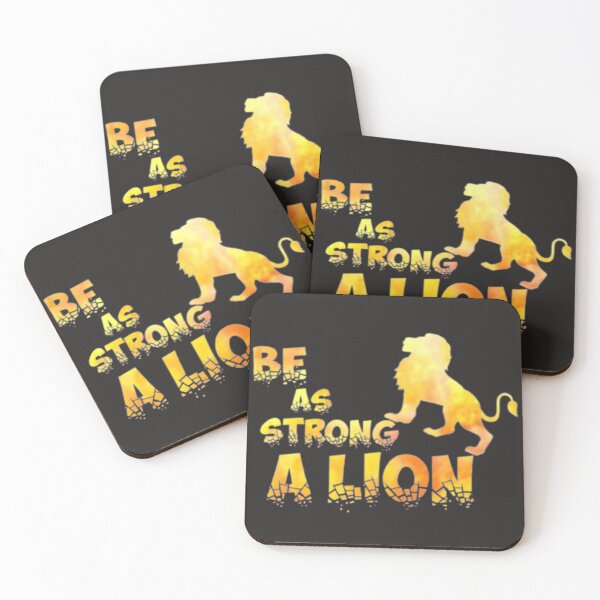 Item preview, Be Strong As A Lion stickers designed and sold by moh sae.