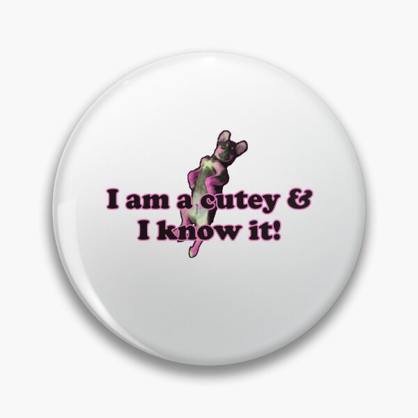 Item preview, I am a cutey & I know it! Bubblegum pink version. designed and sold by JoyOfHopeStore.