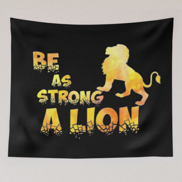 Item preview, Be Strong As A Lion stickers designed and sold by moh sae.