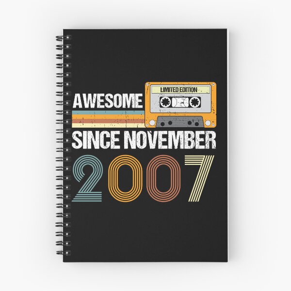 Item preview, Awesome Since November 2007 | 15th Birthday Gifts | 15 Years Old Gifts designed and sold by AMINE  ★★★★★.