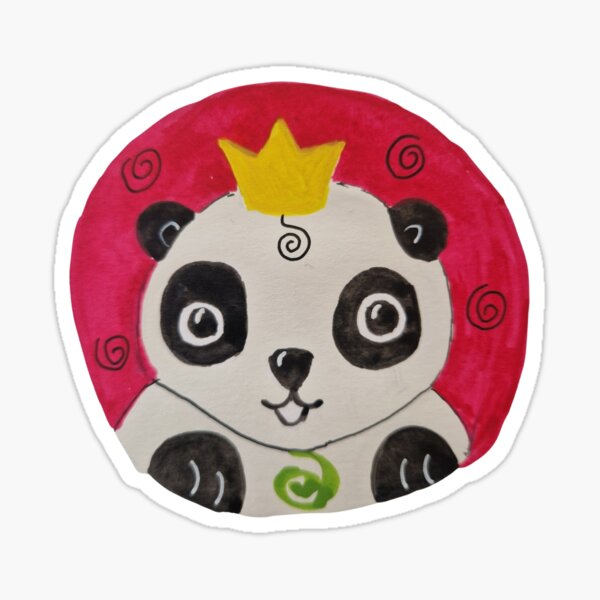 Süßer Panda für Kinder und Teens Sticker