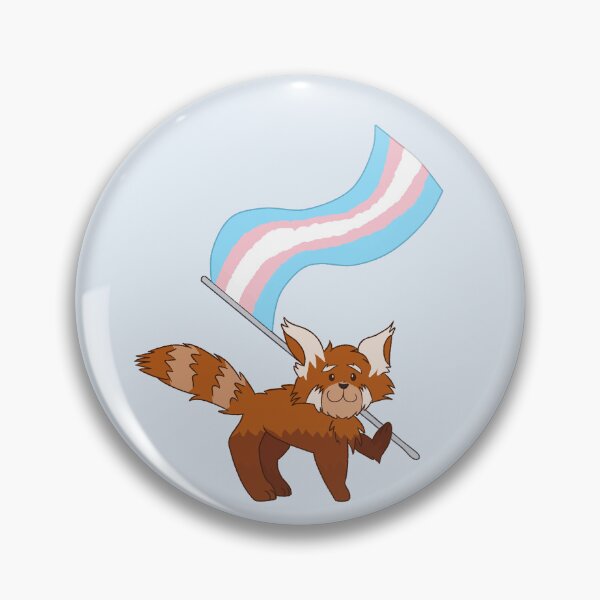 Item preview, Red Panda Trans Pride designed and sold by Quirkball.