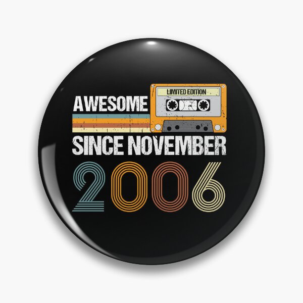 Item preview, Awesome Since November 2006 | 16th Birthday Gifts | 16 Years Old Gifts designed and sold by AMINE  ★★★★★.