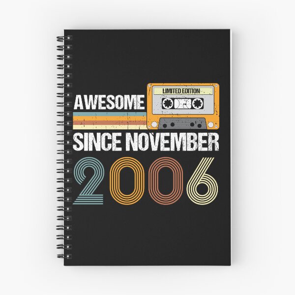 Item preview, Awesome Since November 2006 | 16th Birthday Gifts | 16 Years Old Gifts designed and sold by AMINE  ★★★★★.