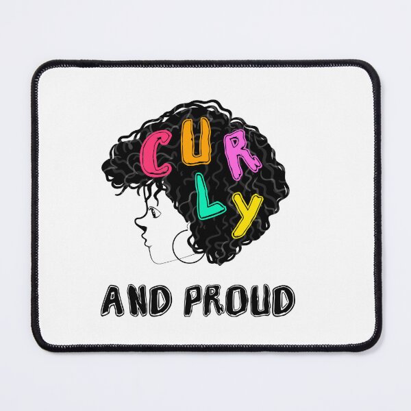 Item preview, Curly and Proud Curly hair Sayings designed and sold by Add To Cart.