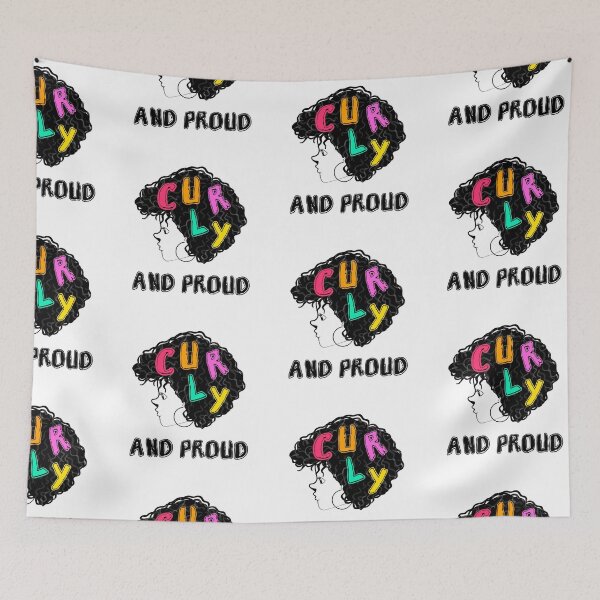 Item preview, Curly and Proud Curly hair Sayings designed and sold by Add To Cart.