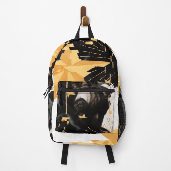 Item preview, Black and white with floral and gold spots with broken gold dtar designed and sold by SoulthreadzStudio.