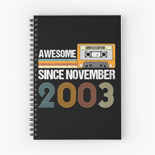 Item preview, Awesome Since November 2003 | 19th Birthday Gifts | 19 Years Old Gifts designed and sold by AMINE  ★★★★★.
