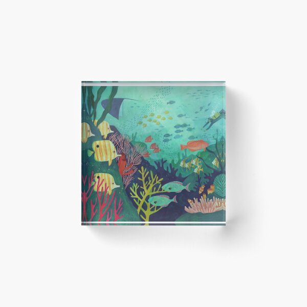 Under the Sea Acrylic Block