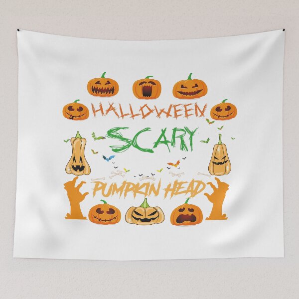 Item preview, halloween scary pumpkin head designed and sold by Yassineznaguy.