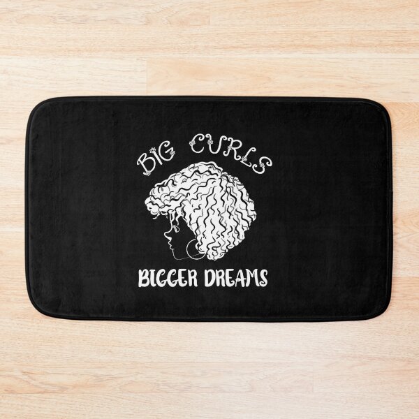 Item preview, Big Curls Bigger Dreams Curly Style Sayings designed and sold by Add To Cart.