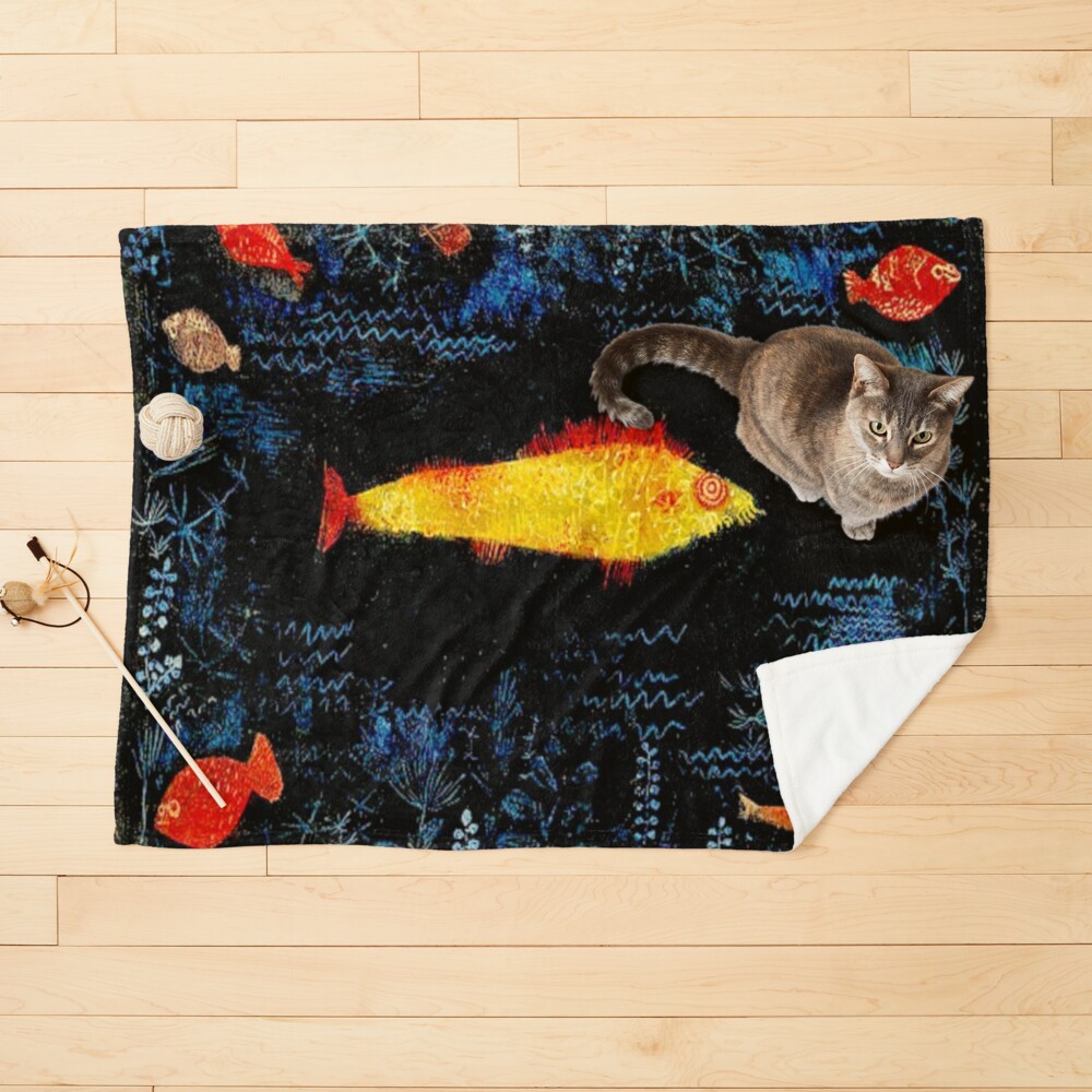 Paul Klee "Der Goldfisch" - "The Goldfish" by Klee Pet Blanket