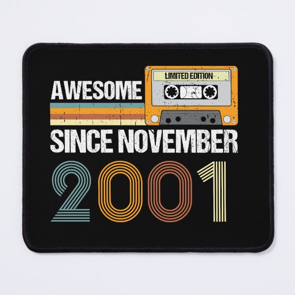 Item preview, Awesome Since November 2001 | 21th Birthday Gifts | 21 Years Old Gifts designed and sold by AMINE ★★★★★.