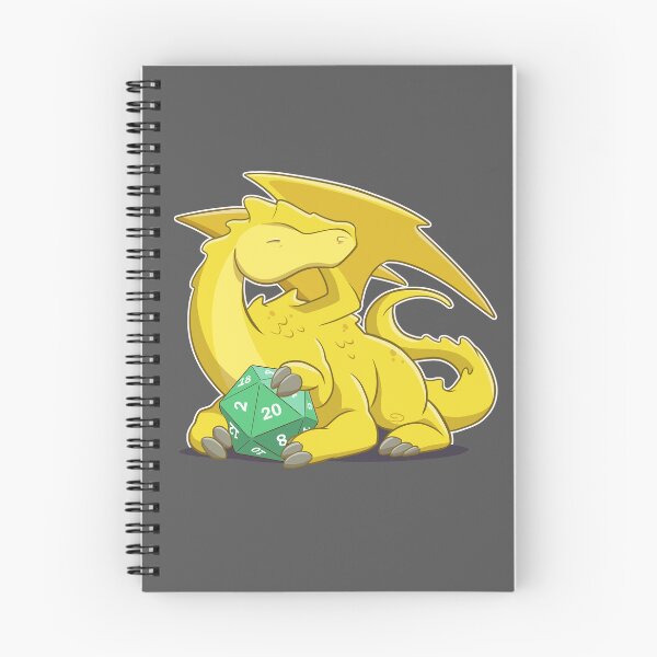 Item preview, D20 dragón amarillo designed and sold by Powers Art.