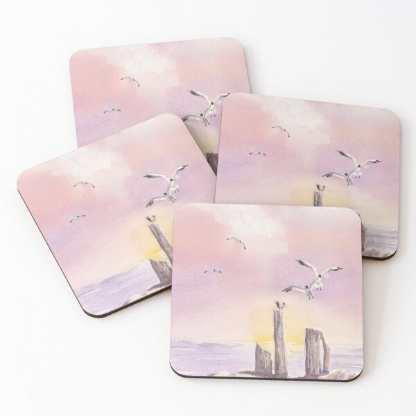 Item preview, Seagull's at Sunset designed and sold by Clay Jackson.