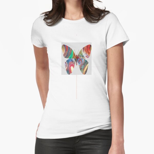 Butterfly Fitted T-Shirt