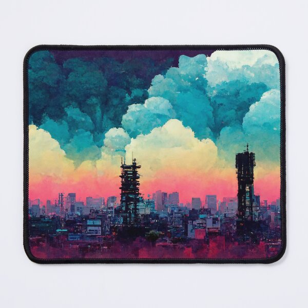 Item preview, AI Urban Colorful Landscape designed and sold by NVDesigns.