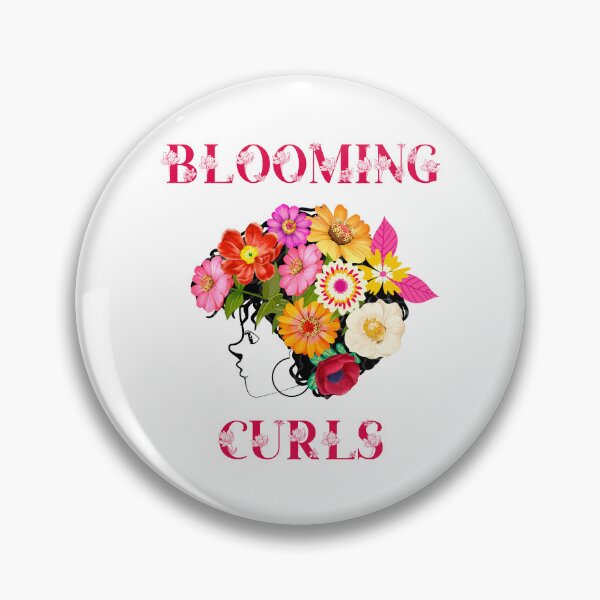 Item preview,  Curly hair Sayings Blooming Curls designed and sold by Add To Cart.