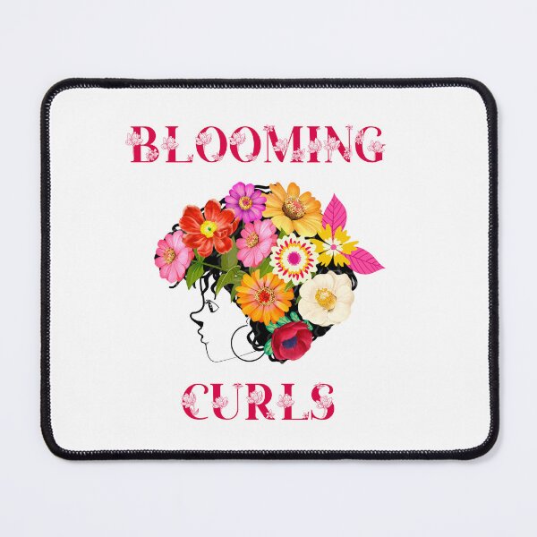 Item preview,  Curly hair Sayings Blooming Curls designed and sold by Add To Cart.