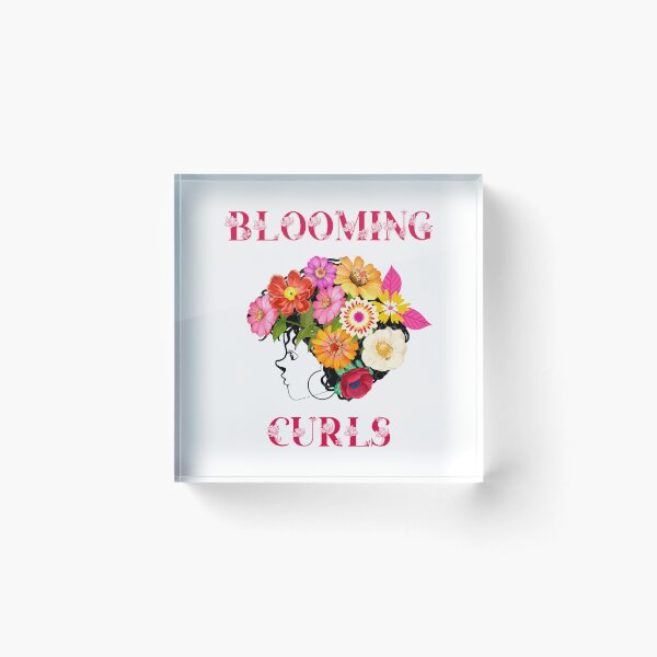 Item preview,  Curly hair Sayings Blooming Curls designed and sold by Add To Cart.