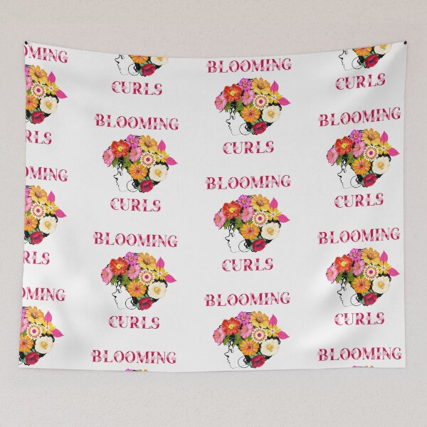 Item preview,  Curly hair Sayings Blooming Curls designed and sold by Add To Cart.