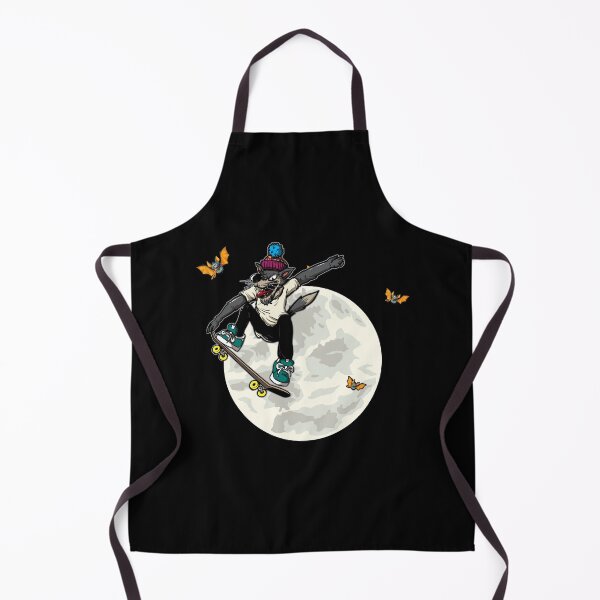 Item preview, Werewolf Skateboarding Over Moon designed and sold by Halloweenishere.